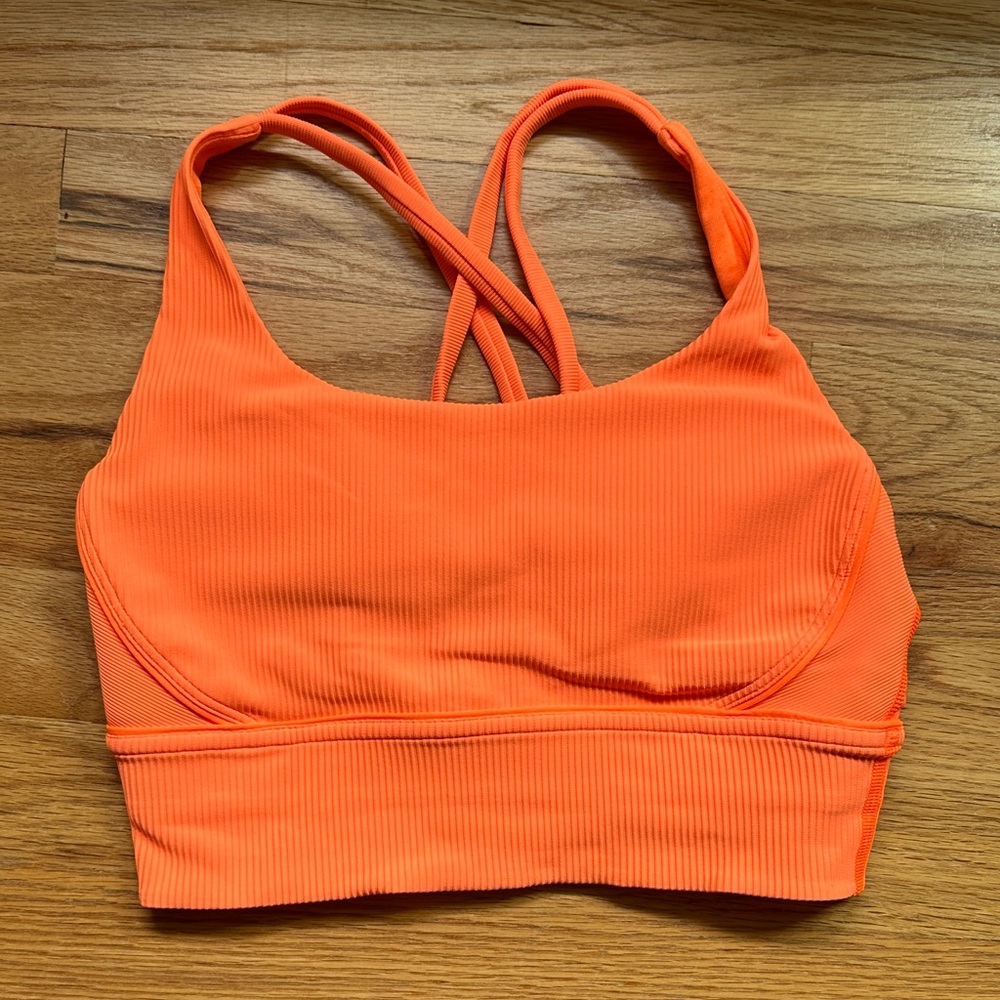 Women's Lululemon Orange Sports Bra